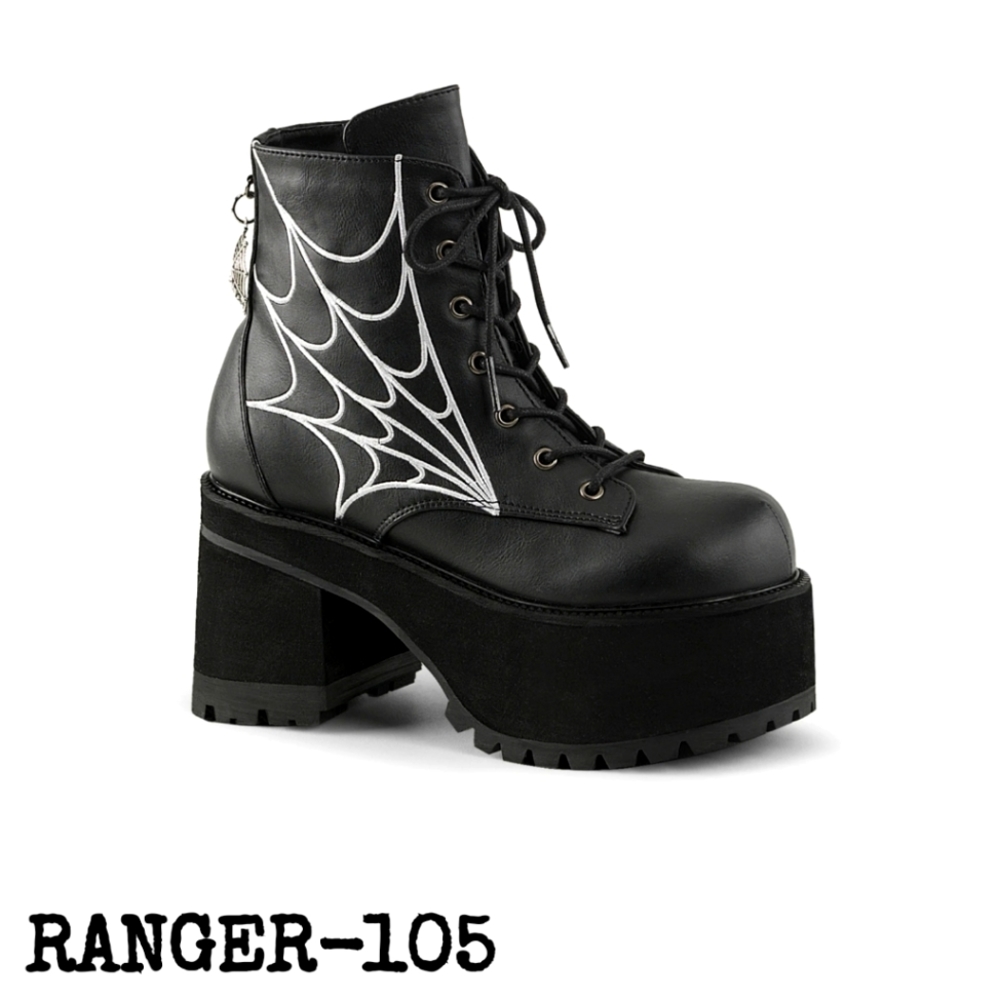 Demonia Ranger-105 Ankle Platforms